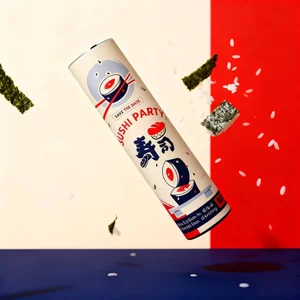 Dễ dàng sử dụng Ống Sushi Push-up Hộp đựng giấy Sushi dùng một lần có thể tái chế