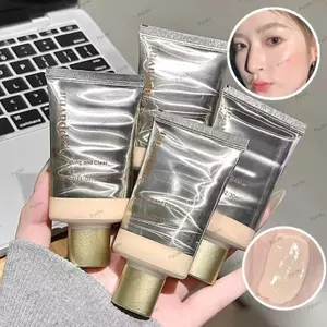 Kem nền dạng lỏng dưỡng ẩm PYCOU, Kem nền che khuyết điểm mịn dưỡng ẩm, Bảo hiểm lâu dài có thể xây dựng được Kem nền làm sạch chống thấm nước mịn cho nữ
