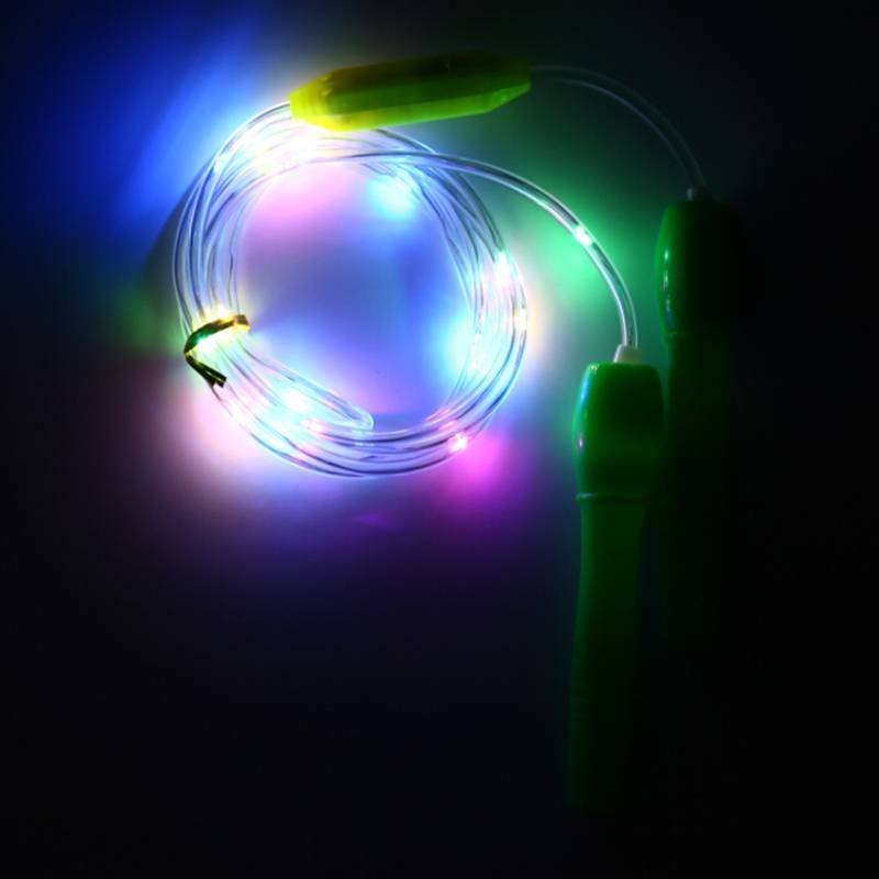 GOAY Light Up Led Nhảy Dây Trẻ Em Trẻ Em Nhảy Tập Thể Dục Trẻ Em Màu Ngẫu Nhiên VN