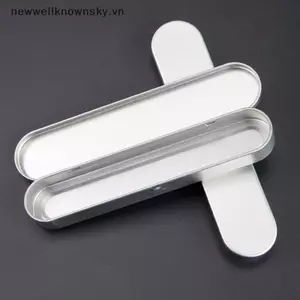 MỚI 1 kim loại quà tặng hình chữ nhật Ngựa miệng Hộp thiếc đài phun nước Hộp đựng bút Bầu trời