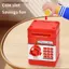 MỚI 1 Mảnh Công Cụ Bảo Quản Mini Tự Động Trẻ Em Heo Đất An Toàn Đồng Tiền Gửi Tiền Mặt Hộp Mật Khẩu Tương Tác Gia Đình ATM Heo Đất SKY
