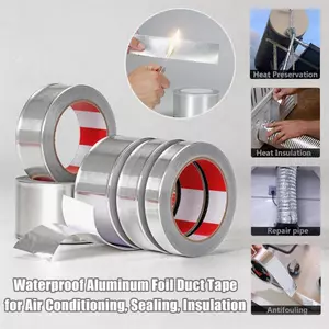 Nhôm Lá Ống Băng Hvac Lá Băng Bạc Chống Thấm Nước Cho Ductwork Đa Năng Trang Trí Nhà Cửa Băng shopidaevn