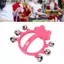 toyuvn Karlak Jingle Bell Rattle Đồ chơi âm nhạc để vui chơi trong các bữa tiệc hoặc biểu diễn Chất liệu nhựa (W209 Rose Red)