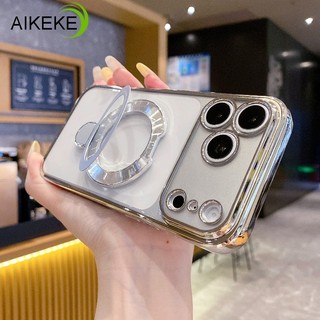 Ốp Điện Thoại Sang Trọng Có Đế Bạc Cho Realme 16 15 15X 15T 14 14T 14X 13 12 12X 11 11X 10 10S 9 8 Pro Plus Lite 8S 7 7i 6i 5G 4G Mạ Bạc Trong Suốt Chống Rơi Mềm Vỏ