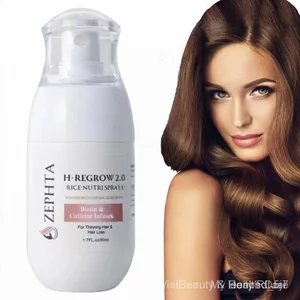 Bộ sản phẩm tiết kiệm 4 chai Zephta H-Regrow 2.0 - Xịt dưỡng tóc Zephta Hair Regrowth Hair Regeneration Rice Nutrition