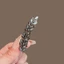 MAUROPOLI Kính Kim Cương Giả Lúa Mì Tai Kẹp Tóc Nữ Phong Cách Mới Cao Cấp Bên Nổ Kẹp Đơn Giản Phù Hợp Với Tóc Gãy Mỏ Vịt Kẹp