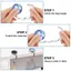 Móc túi đựng máy tính để bàn MARGREDY, Móc treo túi xách gấp, Móc treo bàn bằng kim loại bền bỉ Tiết kiệm không gian Ví cầm tay cho bàn làm việc