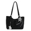 Túi Tote PU Chấm Bi Nữ Dung Tích Lớn Đi Lại Túi Đeo Vai Lớp Học Sinh All-Ma