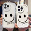 Ốp Lưng Samsung Galaxy A07 A06 A05 A04 A17 A16 A15 A14 A13 A25 A23 A22 A35 A33 A32 A31 A56 A55 A52 A51 A50 Kem Vồng Cong Edge Motif Smile Face NYK307