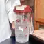 PlumHOUSE Bình Nước 580ml Có Ống Hút – Bình Nước Cho Học Sinh Họa Tiết Dễ Thương, Chịu Nhiệt, Tiện Mang Đi