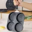 ST2 Chống Dính 4 Khoang Ăn Sáng Đa Ngăn Skillet Chảo Chiên Nhà Ăn Sáng Nấu Ăn Nồi TS2