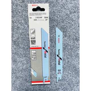 Lưỡi cưa kiếm cắt sắt 150mm Bosch S922BF gồm 1 Lưỡi 2608656014