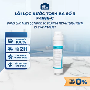 Lõi Lọc Nước Toshiba Số 3 F-1686-C Post Carbon - Hàng Chính Hãng