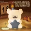Papa Light [Line Puppy Night Light] Đồ chơi Niche Quà tặng cho bé trai bé gái Bạn gái Cặp đôi Quà tặng sinh nhật