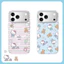 Ốp điện thoại từ tính mờ hình mèo sọc màu hồng cho iPhone 17 Pro Max 16 Pro 15 14 Vỏ bảo vệ cứng