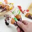 Móc Khóa Kem ZENZON, Hoạt Hình Dễ Thương Thực Tế Món Tráng Miệng Pendan, Dễ Thương Sáng Tạo Hương Trái Cây Mô Phỏng Thực Phẩm Kem Móc Khóa Nam