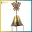 BVY Vintage Kim Loại Bướm Chuông Gió 6 Chuông Phong Cách Retro Cho Hiên Nhà Trang Trí Ban Công.