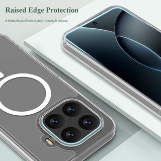 Ốp Lưng Từ Tính Xiaomi 17T / 17T Pro TOC Trong Suốt TPU + PC Cứng MagSafe