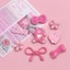 Set Charm Barbie Kẹo Hồng Sweet Heart Gấu Bông Ngôi Sao Bướm Hồng Pastel Dễ Thương Phong Cách Công Chúa