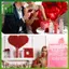 SWEET 3 Ngày Lễ Tình Nhân Bàn Áo Trang Trí Happy Valentine Tầng Khay Trang Trí Trái Tim Gỗ Để Bàn Blo Ký Trang Trại Tình Yêu C n