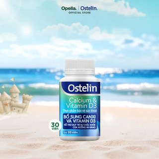 Ostelin Viên Uống Hỗ Trợ Bổ Sung Calcium & Vitamin D3 Duy Trì Chắc Khỏe Xương và Răng 30 viên