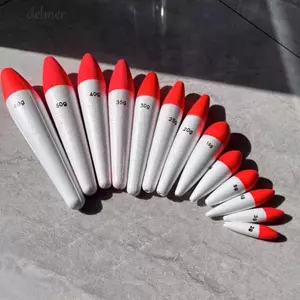 DELMER 5 Chiếc Câu Cá Bobber, Phao Xốp Cứng Phao Câu Cá, Phao Nổi Nhẹ Phao Cao Cấp Loại Bụng Lớn Câu Cá Biển