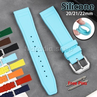 20 / 21 / 22mm Phát Hành Nhanh Cho IWC Pilot Silicone Watchband Cao Su Đa Năng Dây Đeo Đồng Hồ Nam Nữ Thể Thao Dây Đeo Tay Vòng Tay