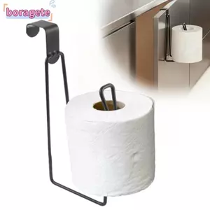 Giá đỡ giấy vệ sinh BORAGETE, Giá treo tường Không đục lỗ Khăn giấy cuộn, Thép không gỉ đa chức năng Móc dễ dàng treo khăn giấy Giá treo khăn giấy Nhà bếp Phòng tắm tổ chức