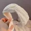 Pháp Retro Cao Cấp Đầu Ngọc Trai Vải Hepburn Phong Cách Kẹp Tóc Rửa Mặt Phụ Kiện Tóc Ngọt Ngào Bên Ngoài Mặc Sang Trọng Băng Đô