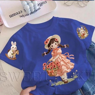 COD✅ (Hồ Chí Minh)Áo phông tay ngắn In hình hoạt hình Áo Kiểu rộng và ấn tượng Trẻ em thời trang #VN200