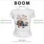BOOM Áo Baby Tee Nữ Cotton Ôm Body-Áo Thun Ngắn Tay Y2K In Hình PhongCách Mùa Hè, Cổ Tròn Hàng Đầucách hàn quốc phong185