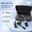 360 3 trong 1° Mic từ tính có thể tháo rời có thể điều chỉnh AI Giảm tiếng ồn thông minh Chất lượng âm thanh HiFi IP3X Cấp độ Tai nghe Bluetooth dành cho doanh nghiệp chống nước