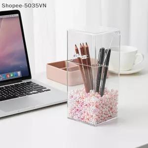 {AKIN} Mặt nạ và túi đựng đồ dùng một lần trong suốt Hộp lưu trữ cọ trang điểm Hộp lưu trữ đa chức năng Bền bỉ Thiết thực tổ chức Ra {a}