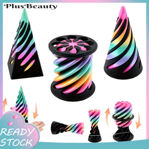 < Pluscloth > 3 Cái 3d In Hình Nón Xoắn Ốc Ảo Ảnh Thần Tài Đồ Chơi Mini Vortex Chủ Đề Giảm Căng Thẳng Kim Tự Tháp Xi Lanh Điêu Khắc Cho Văn Phòng Tại Nhà Trang Trí Bàn Làm Việc Không Thể Đi Qua Điêu Khắc
