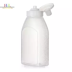 HL 550g Trong Suốt Không Rách Mật Ong Hộp Đựng Mật Ong Bóp Chai Giấm Dầu Xi-rô Chai Nồi Dụng Cụ Nhà Bếp LMWU