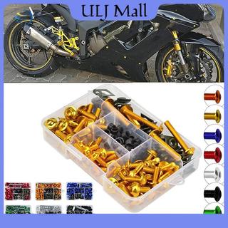 ULJ 177PCS Xe Máy Hợp Kim CNC Fairing Bolt Vít Đai Ốc Bộ Dành Cho GSXR 600 750 1000 K1-K8 Z750 Z900 Z1000 Z800 400 300.