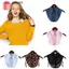 GAVESTO Dây Buộc Giả Vintage Cotton Có Thể Tháo Rời Quần Áo Phụ Kiện