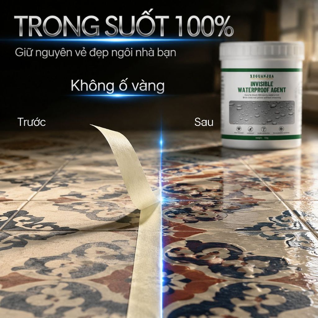 🔥Bảo hành 100 năm keo chống thấm trong | Đa năng sửa mái/tường/sàn/dung dịch trong | Khô nhanh dễ dùng keo sửa đa năng