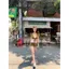 Áo len Cardigan ngắn tay có dây buộc thiết kế phong cách Hàn Quốc dành cho nữ mùa hè Phong cách mới Slim-Fit Sli