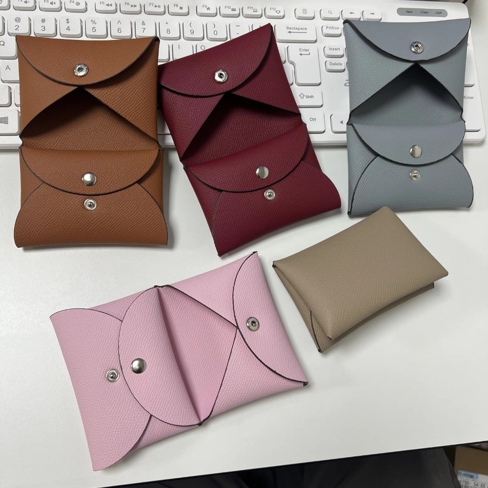 Ví đựng thẻ CQCJ, Ví đựng tiền xu Mini bằng da PU in hình lòng bàn tay, Đóng cửa chốt có thể gập lại Vỏ thẻ nhỏ Ví Unisex