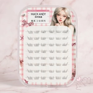 Đầu Phong Cách Retro Lông Mi Dưới Dính Không Trong Suốt Thân Lông Mi Giả Cho Nữ