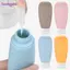 BORAGETE 4 Gói kem dưỡng da 60ml, Hộp đựng mỹ phẩm Chai nhựa có thể nạp lại, Dụng cụ trang điểm cỡ du lịch di động Chai Mini rỗng Dầu gội Mỹ phẩm
