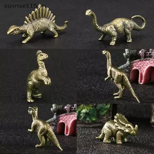 SRVN 11 Loại, Trang Trí Mô Hình Khủng Long Bằng Đồng Kỷ Jura Tyrannosaurus Triceratops Ankylosaurus Mô Hình Kim Loại Thủ Công Trang Trí.