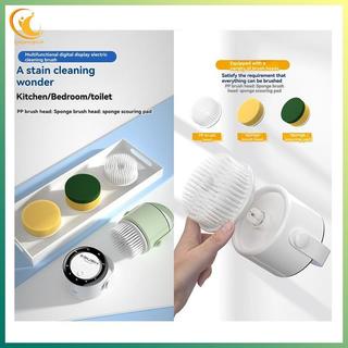 [ygdgentgklh.vn] Bàn chải làm sạch cầm tay không dây đa chức năng cho nhà bếp và phòng tắm- Bàn chải rửa chén điện 5 trong 1 màu trắng
