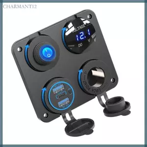 Char Bảng Sạc 12V Đa Năng Cho Ô Tô Thuyền Có Công Tắc Cảm Ứng Thiết Kế Chống Nước Dễ Dàng Lắp Đặt Sạc Ou