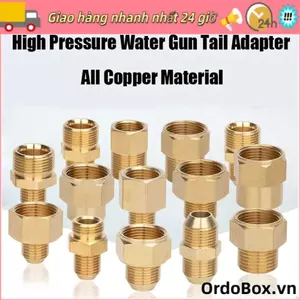 ORDOBOX 1 Cái Nam Nữ Adapter, Ống Barb 3 / 8 "1 / 4" M14 M18 M22 Đầu nối ống ren, Khớp nối chuyển tiếp bằng đồng thau F / M bền bỉ cho đèn pin máy giặt áp lực cao
