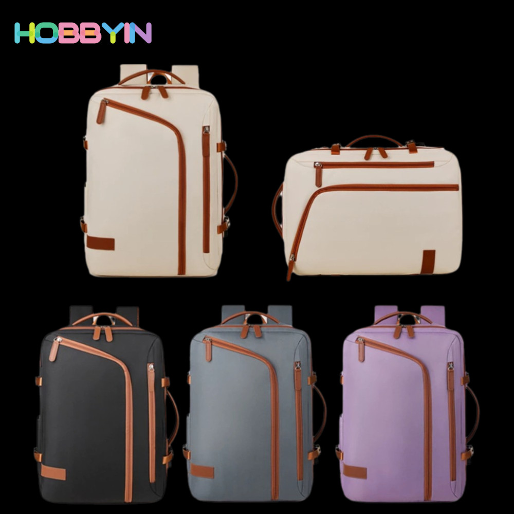 Túi đựng hành lý HOBBYIN, Ba lô du lịch 15,6 inch dung tích lớn, Cổng sạc USB Túi đi học thông thường chống nước đa chức năng dành cho học sinh