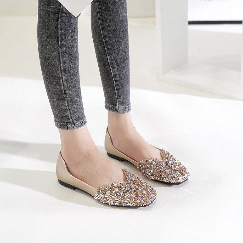 2026 Giày Đế Bằng Nữ Mới Có Đế Mềm Đa Năng Và Thanh Lịch Thích Hợp Cho Chân Rộng Plus Size Giày 41 Đến 43