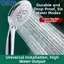 <cosyh>High Pressure Handheld Shower Head 6 Spray Modes Rain Massage Spray ABS Material
