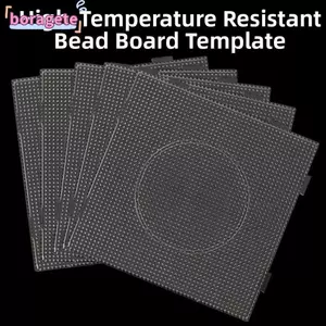 Bản mẫu hạt BORAGETE Perler, DIY Make Puzzle Hama Beads Tool 2.6mm Bean Board, Đồ thủ công sáng tạo Trang trí đồ trang trí chất lượng cao Tấm bảng xếp hình giáo dục DIY chịu nhiệt chất lượng cao